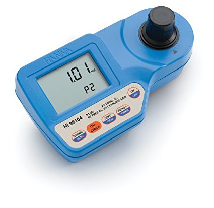 Ένα φωτόμετρο ειδικά σχεδιασμένο για πισίνες, σπα και λοιπές εφαρμογές που μετράει pH, ολικού και ελεύθερου χλωρίου και  κυανουρικού οξέος